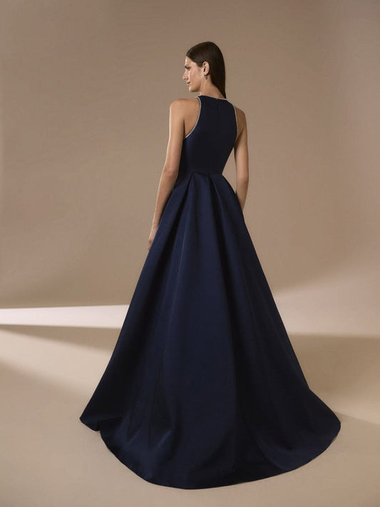 Vestido largo halter  Ref. Ágata